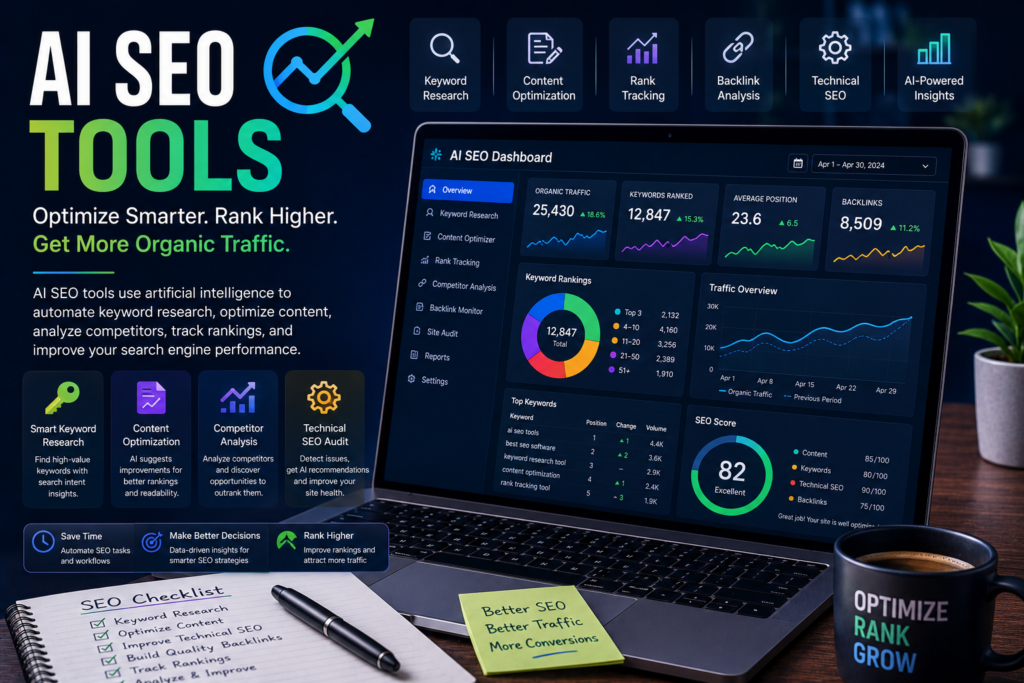 AI SEO Tools: Optimize Content, Improve Rankings, and Grow Organic Traffic